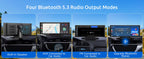 VILSAD 10.25" Wireless CarPlay Display | 4K Dash Cam & Android Auto