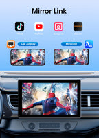 VILSAD 7" / 8" / 9" Wireless CarPlay Display – Full HD Touchscreen Monitor with Apple CarPlay & Android Auto