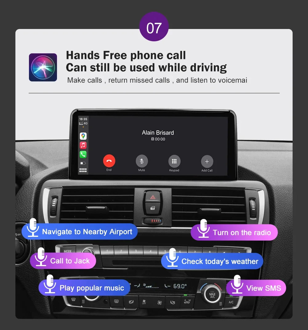 BMW X1 E84 CarPlay Screen 10.25" | Wireless & Android Auto