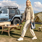 Portable Car Jump Starter with Air Compressor 2000A | 30000mAh Power Bank