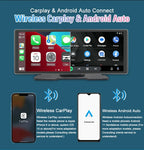 VILSAD 10.25" HD Car Display | Touchscreen Multimedia Player with USB & Radio