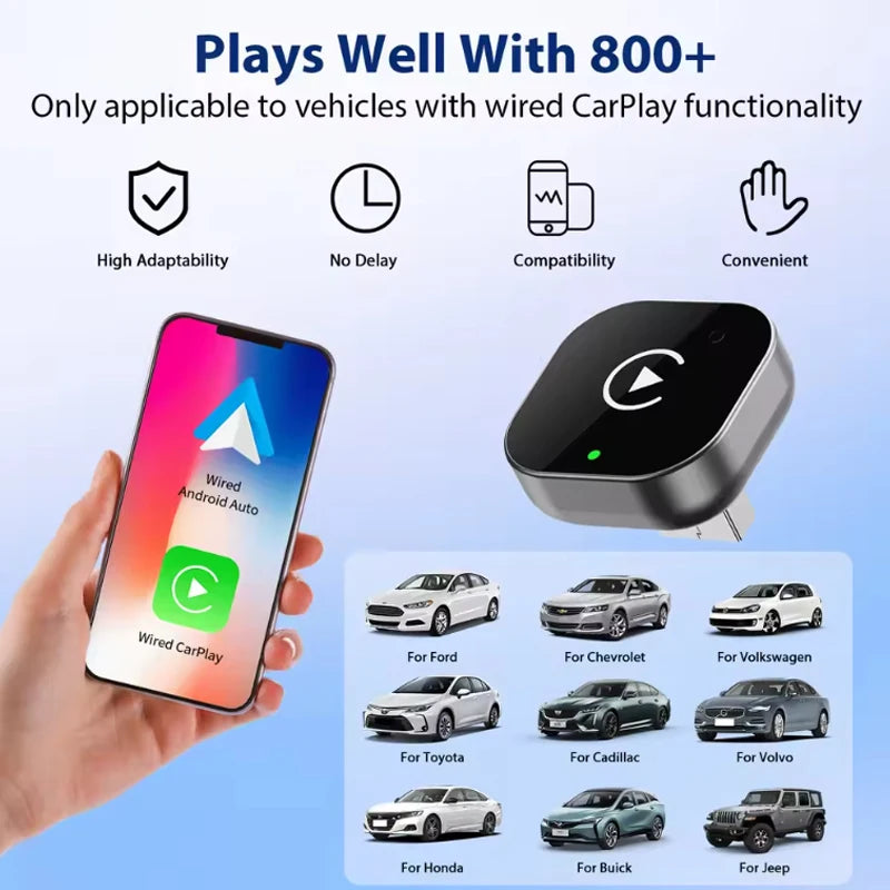Wireless CarPlay Adapter | Convert Wired CarPlay to Wireless in Seconds