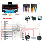20 Pin to ISO Car Radio Wiring Harness Adapter