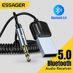 Bluetooth AUX Adapter for Car – Wireless Music Receiver 3.5mm Jack Bluetooth 5.0