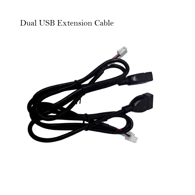 Complete Android Car Stereo Wiring Harness Kit with GPS Antenna, RCA & USB Cables