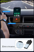 Bluetooth AUX Adapter for Car – Wireless Music Receiver 3.5mm Jack Bluetooth 5.0