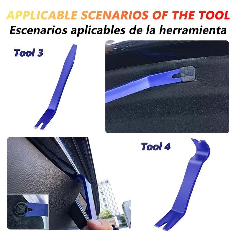 Car trim removal tool set