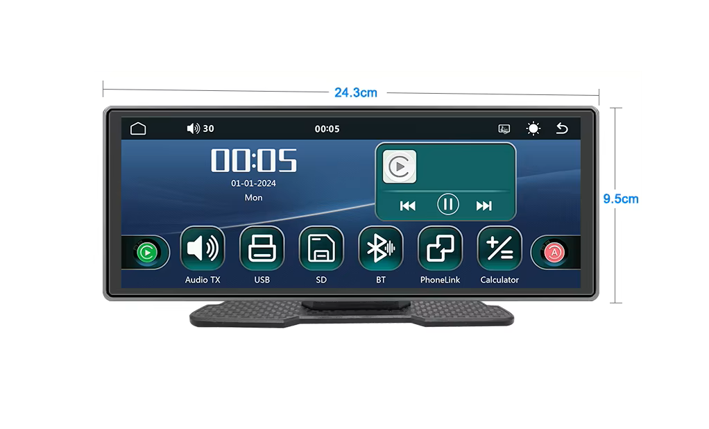 VILSAD 10.25" HD Car Display | Touchscreen Multimedia Player with USB & Radio