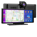 VILSAD 10.25" Wireless CarPlay Display | 4K Dash Cam & Android Auto