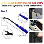 Car trim removal tool set
