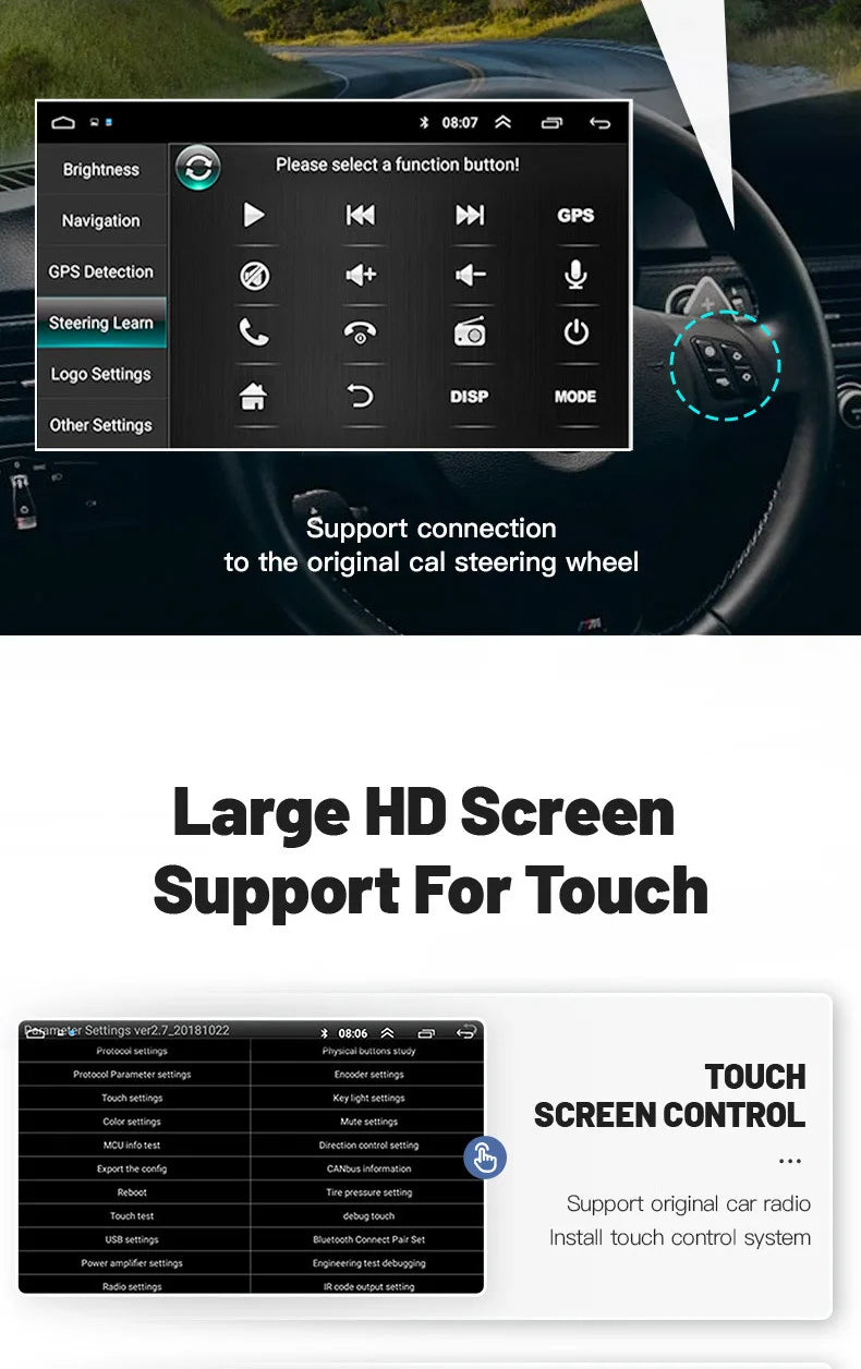 VILSAD 10" Android Car Stereo | Wireless CarPlay, GPS & Backup Camera