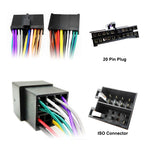 20 Pin to ISO Car Radio Wiring Harness Adapter