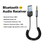 Bluetooth AUX Adapter for Car – Wireless Music Receiver 3.5mm Jack Bluetooth 5.0