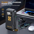 Car Jump Starter with Air Compressor 150PSI | Portable Battery Booster Power Bank
