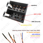 20 Pin to ISO Car Radio Wiring Harness Adapter