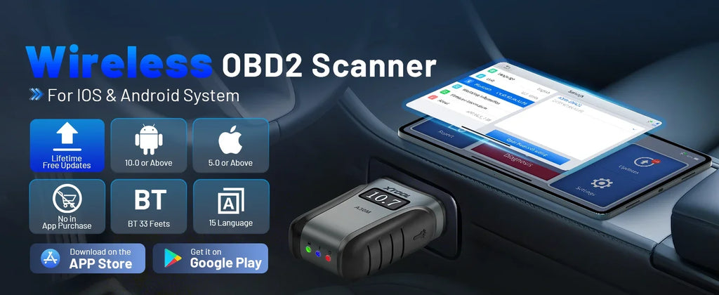 XTOOL A30M V2.0 OBD2 Scanner | Full System Diagnostic Tool