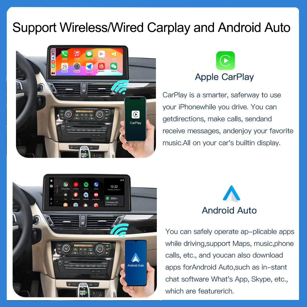 BMW X1 E84 CarPlay Screen 10.25" | Wireless & Android Auto