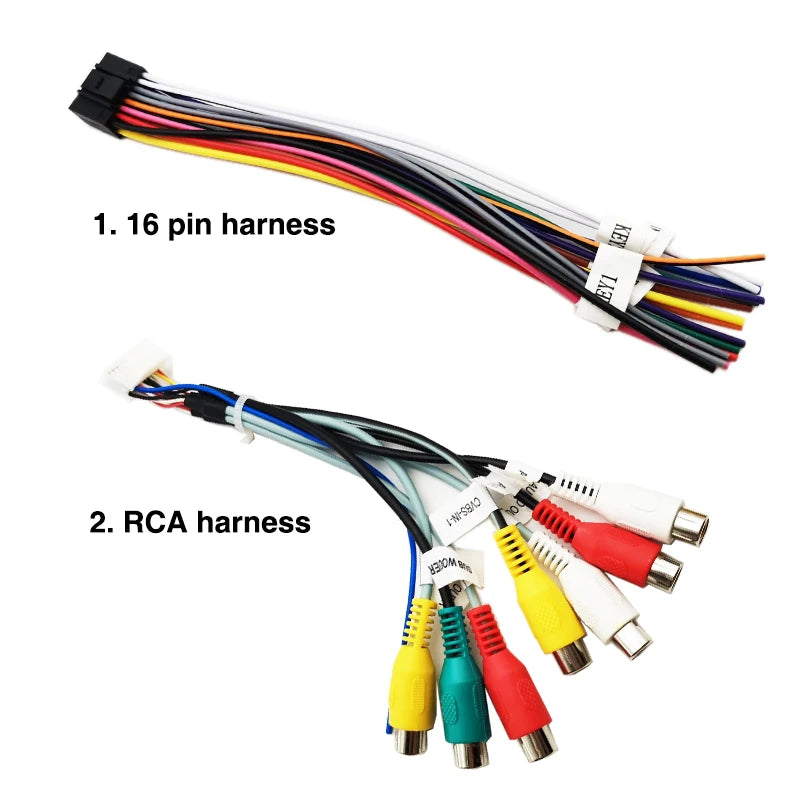 Universal 16-Pin Android Car Stereo Wiring Harness Kit