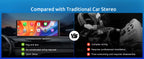 VILSAD 10.25" Wireless CarPlay Display | 4K Dash Cam & Android Auto