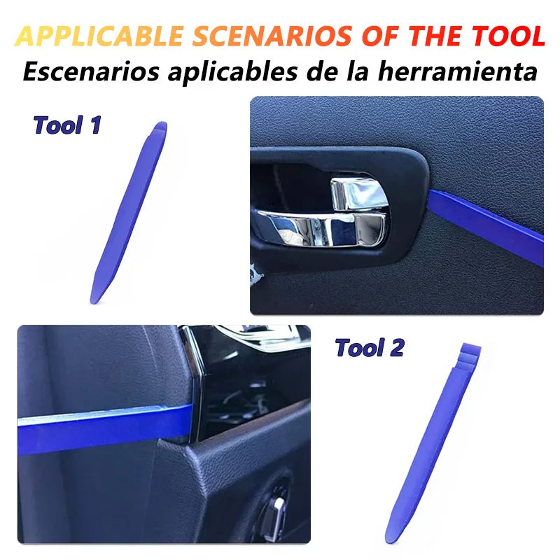 Car trim removal tool set