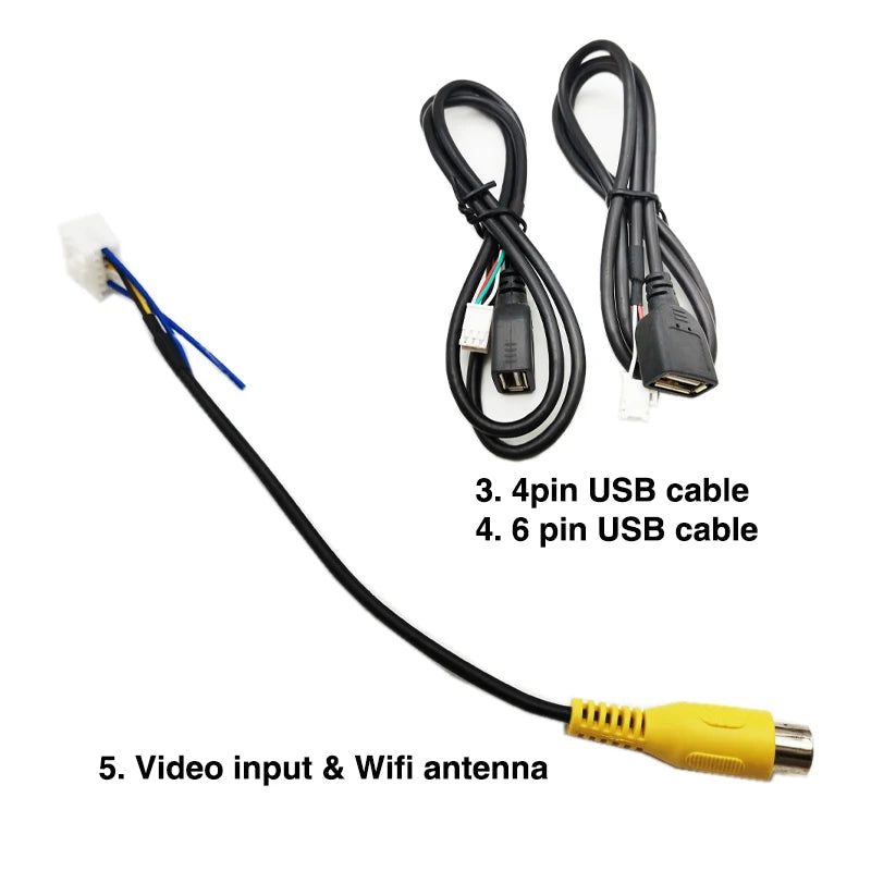 Universal 16-Pin Android Car Stereo Wiring Harness Kit